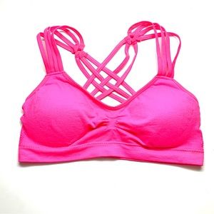 Anemone Hot Pink Racerback Bralette